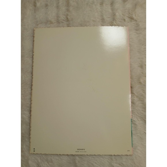 Vintage Coby Greeting Card Large Two Kittens Get Well Retro - Picture 3 of 5